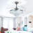 Gefferie 42'' Ceiling Fan with LED Lights
