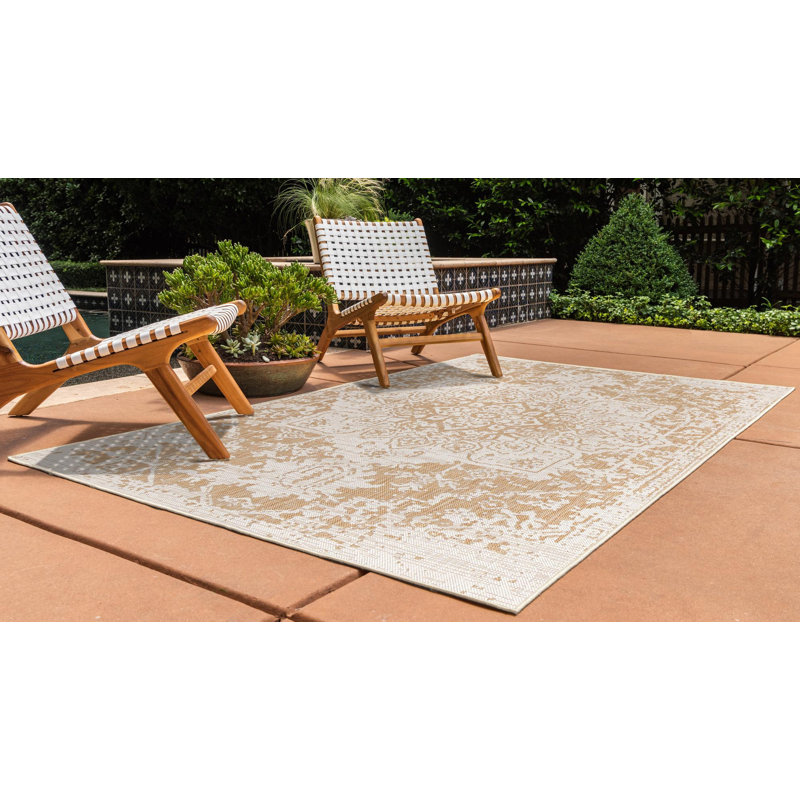 Holmesfield Dubai Indoor/Outdoor Rug, Rectangle 6'1" x 9'