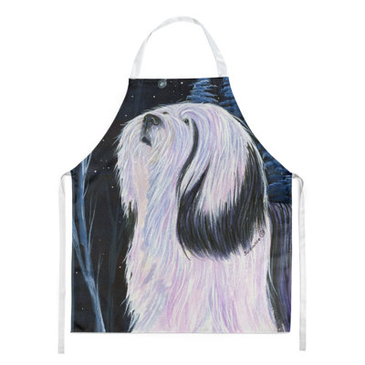 No Pattern Bib Apron