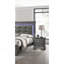 Table de chevet moderne en bois gris moderne avec table de chevet 2X tiroirs