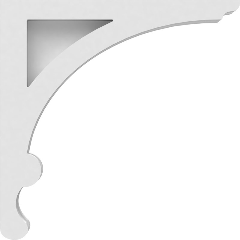 Corbeau en PVC Legacy de qualité architecturale, H 10 po x P 10 po x l 1,875 po