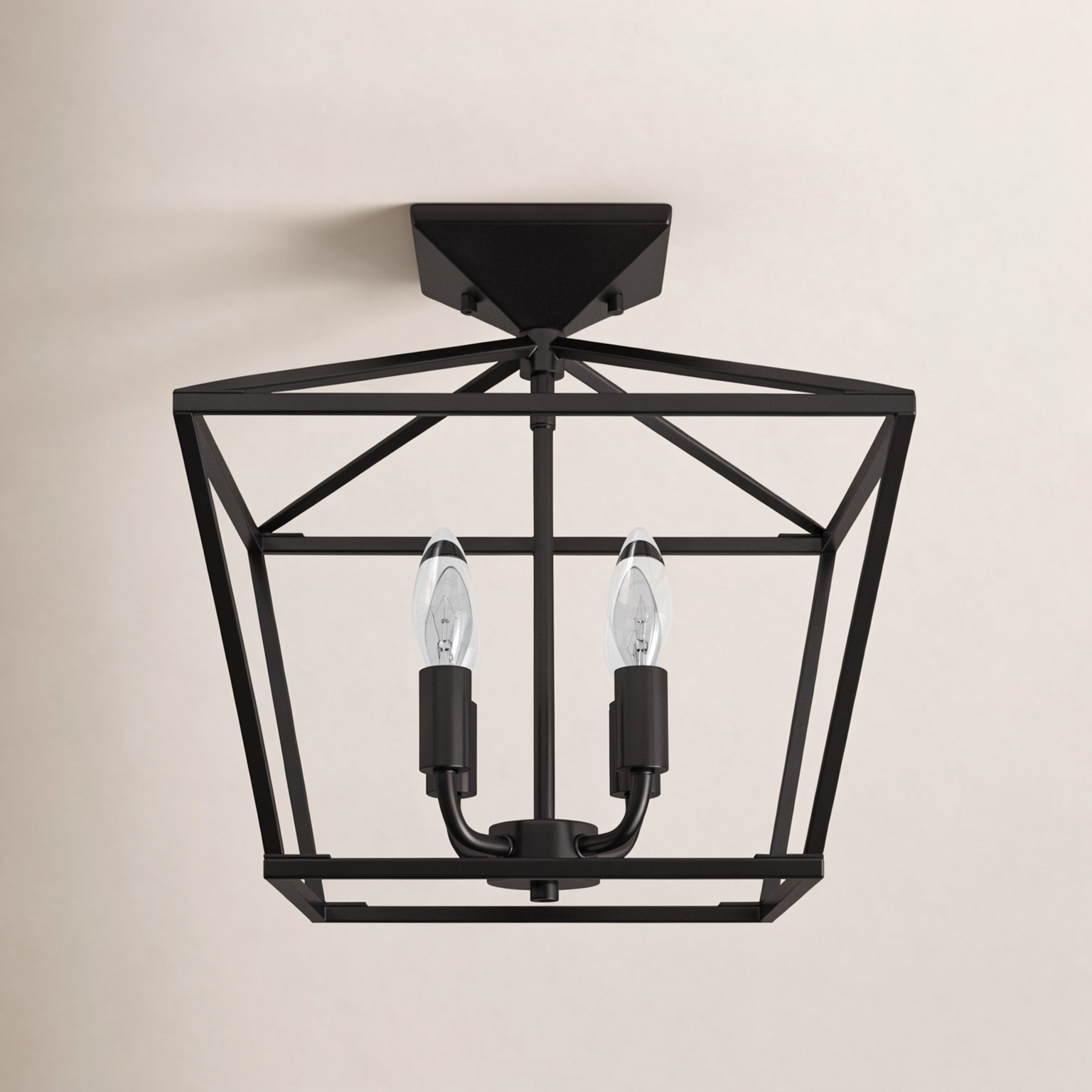 Hastings 4-Light Semi Flush Mount, Classic Bronze