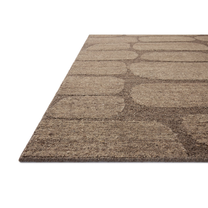 Corsa Brown / Taupe Area Rug, Rectangle 3'6" x 5'6"