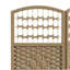 Paravent 3 panneaux HOMcom, paravent, 5,6 pi, naturel
