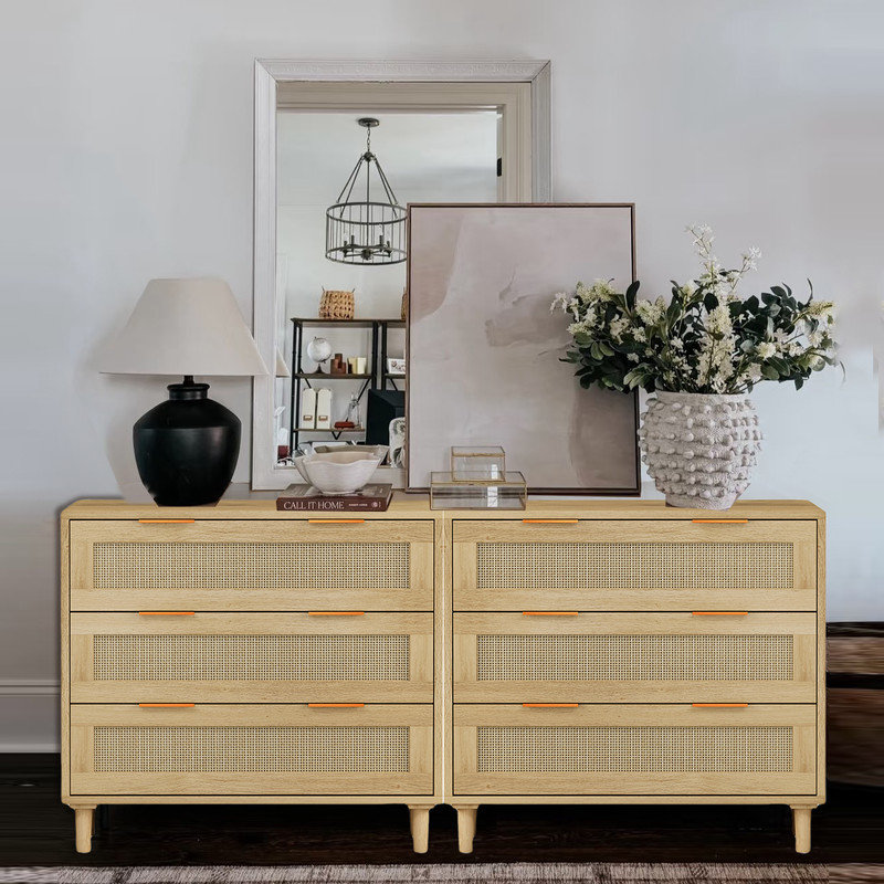 Armoire d'appoint 3 tiroirs Accent, Chêne