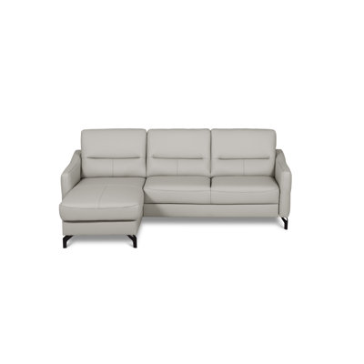 Falkirk Leather Corner Sofabed
