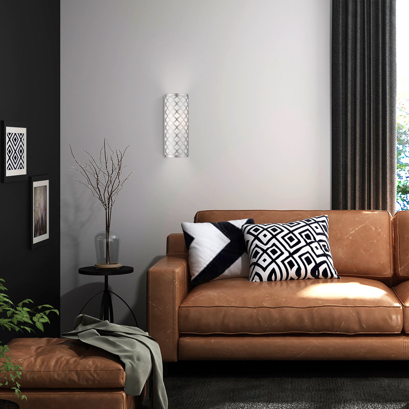Mance Flush Mounted Sconce, Brushed Nickel