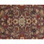 Hand Knotted Wool Area Rug in Brown And Gold
