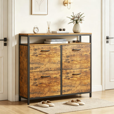 20 - Pair Flip Down Shoe Storage