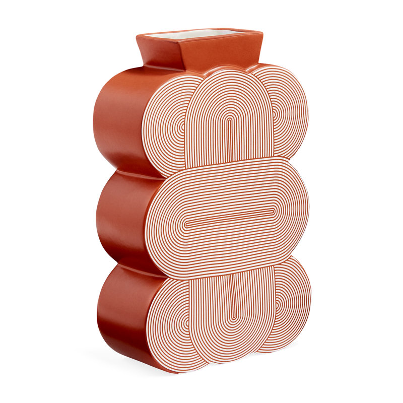 Pompidou Medium Vase - Red