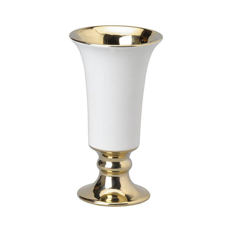 Thies Ceramic Table Vase, 7.9" H x 4.3" W x 4.3" D
