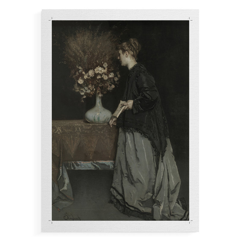 Impression de portrait rétro XLIX - reproduction de toile seulement - non encadrée, H 36 po x l 24 po