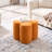 Leiani 18.5" Wide Boulce/Velvet/Linen Upholstered Ottoman-1545508555