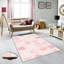 Tapis de couloir élégant 2,6 x 4,9 pi, 100% polyester, avec une hauteur de poils de 8 mm | Pois antibactérien et antidérapant en feutre de PVC | Lavable à la machine, impression numérique 3D | Parfait pour les vestibules et les espaces de vie-1465917258
