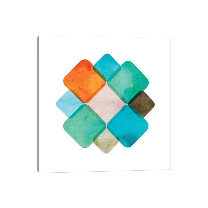 Mod Tiles by Aimee Wilson - Wrapped Canvas Gallery-Wrapped Canvas Giclée, 30.48 cm H x 30.48 cm W
