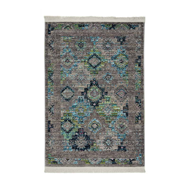 Geometric 200cm X 300cm Area Rug, Rectangle 100 x 150 cm