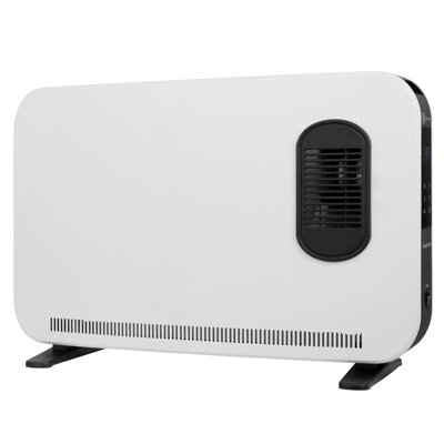 Russell Hobbs® Rhcvhtf2004, 2kw Digital Touch Panel Convection Heater With Turbo Fan And Remote In White