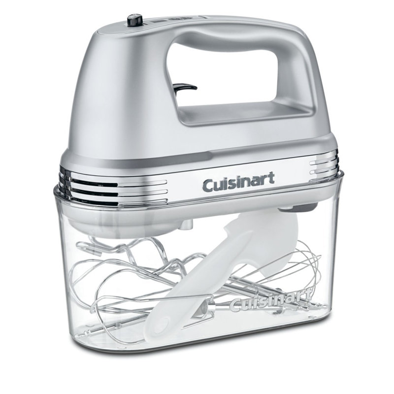 Cuisinart 9 Speed Hand Mixer, Brushed Chrome