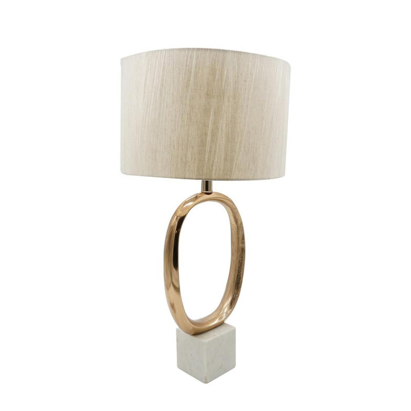 Lampe de table 19,7 po grise