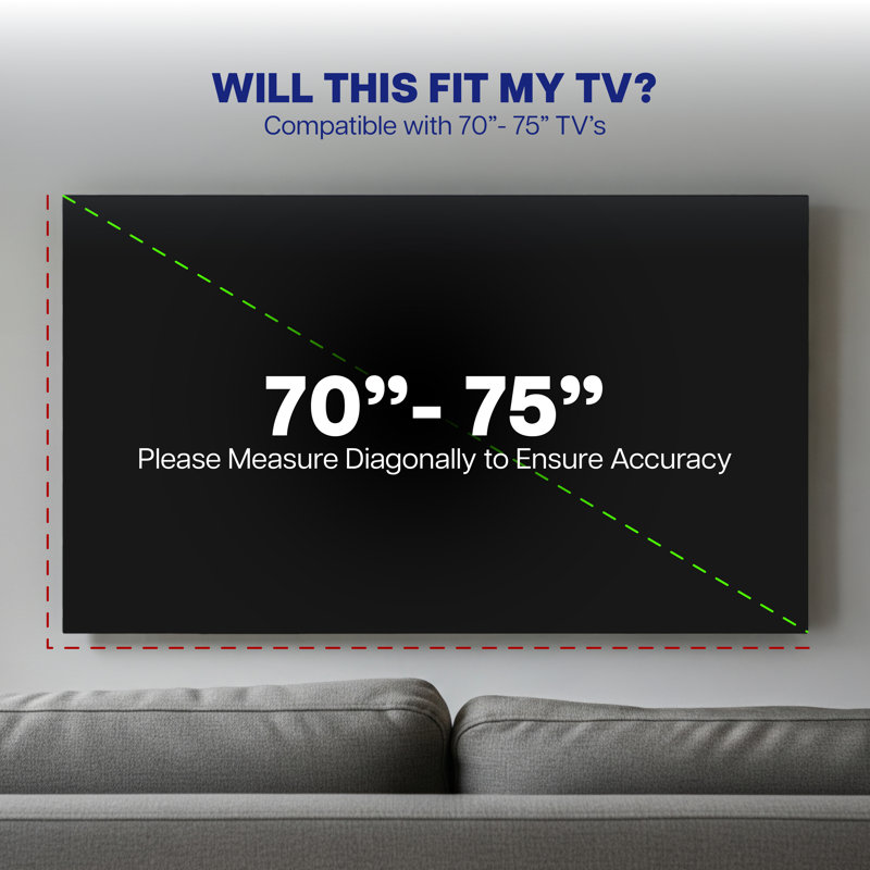 Vivo TV Cover, 40" H x 69" W X 5.3" D