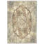Tapis pastel en chenille de coton oriental crème beige-681768183