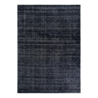 Tapis géométrique en laine touffeté à la main Cyndle