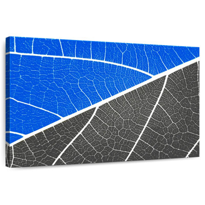 Feuille Harnek bleu gris