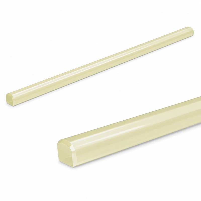 Carrelage à crayons brillant crème CNK Tile - garniture en céramique beige de 12 po x 0,66 po pour le dosseret de la cuisine de la salle de bain, décorations murales décoratives et rénovation - Durable, facile à entretenir et polyvalent - paquet de 1