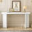 Modern Entryway Table with L-Shaped Legs-108688847