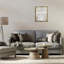 Cadre flottant discret beige et gris, design par Rachel Springer-1598883615-1598883602