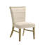 Chaises d'appoint rembourrées en chenille avec confort rembourré (ensemble de 2)