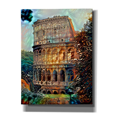 Epic Graffiti 'Rome Italy Colosseum' By Pedro Gavi " Rome Italy Colosseum " by Pedro Gavidia