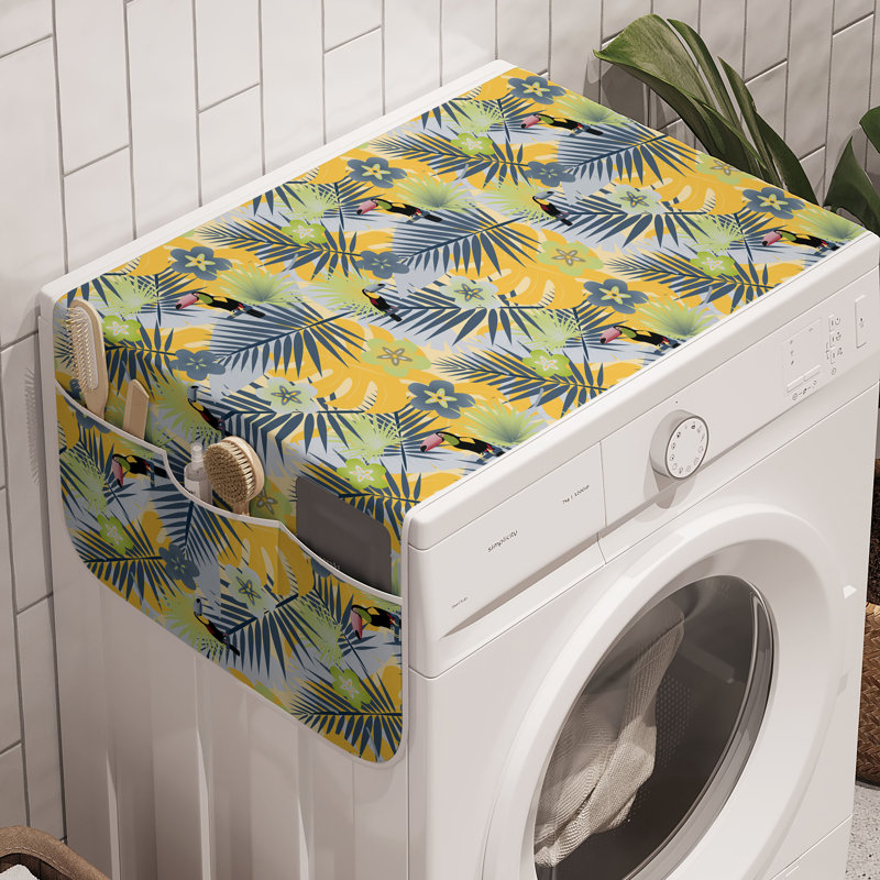Ensemble de 2 machines à laver East Urban Home Tropical 47 po x 18,5 po