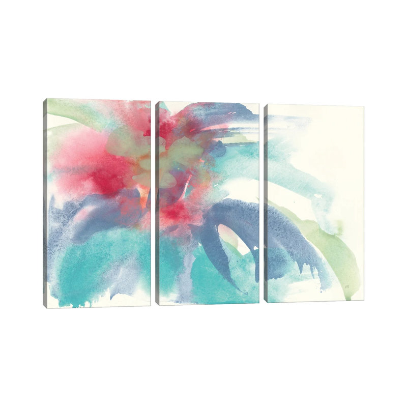 «Dusting of Mint II», ensemble d'art mural sur toile tendue (ensemble de 3)