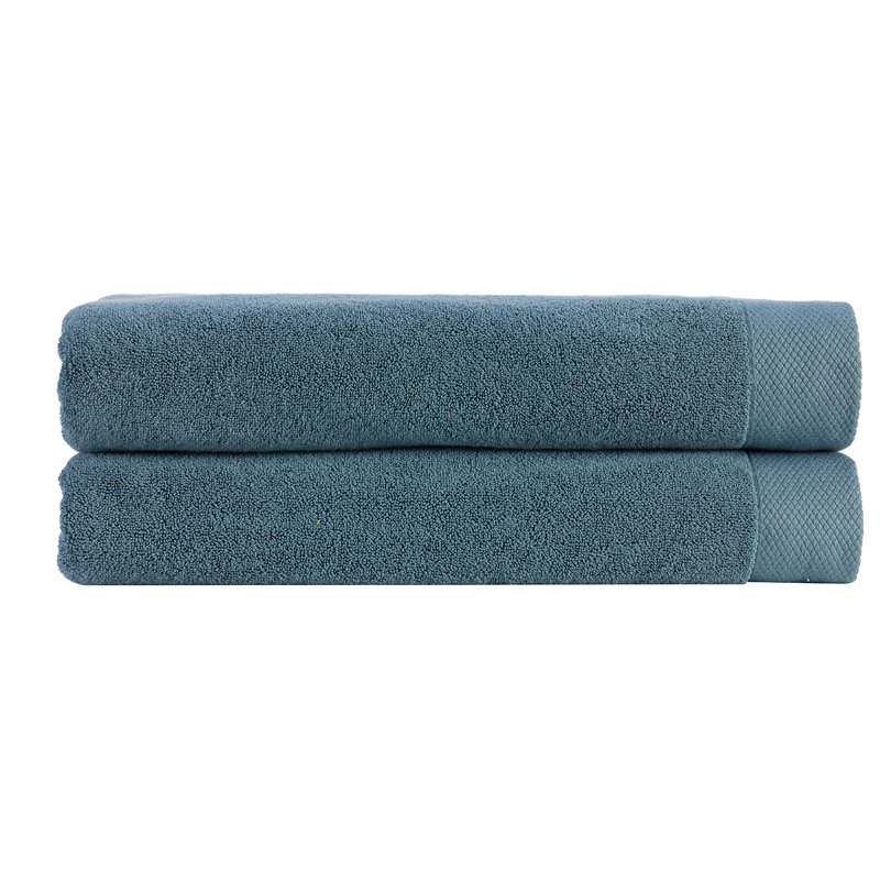 Luxe Turkish Cotton Bath Sheet, Blue