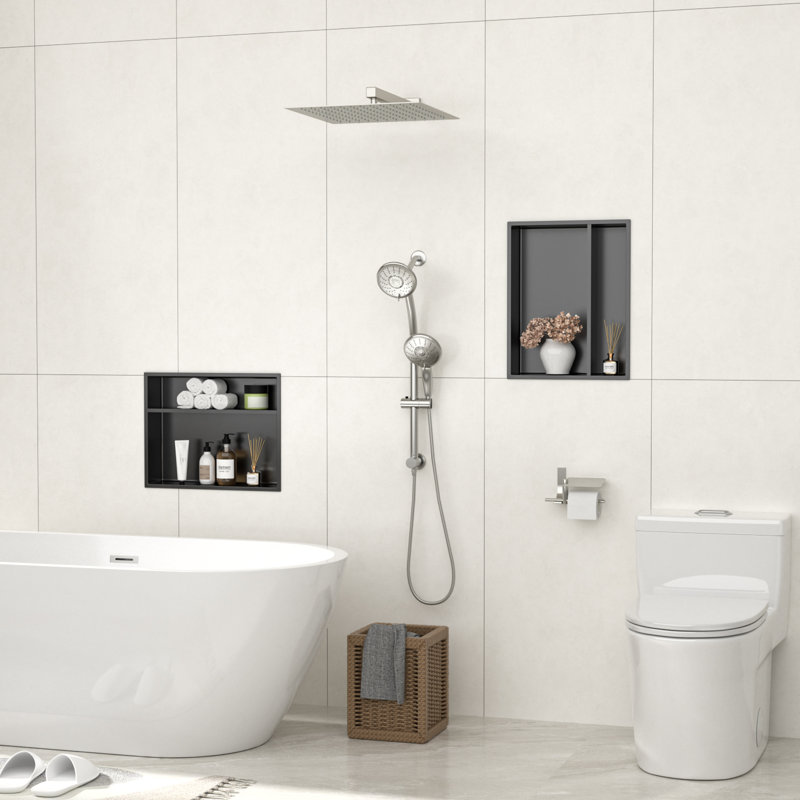 Niche murale en acier inoxydable 18 po x 14 po H 18 po x 14 po