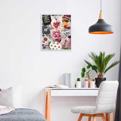 Giclée rétro encadrée, conception par Grotto Studios