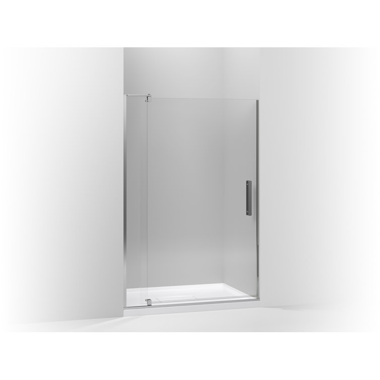 Revel 44'' x 74'' Pivot Shower Door with CleanCoat® Technology