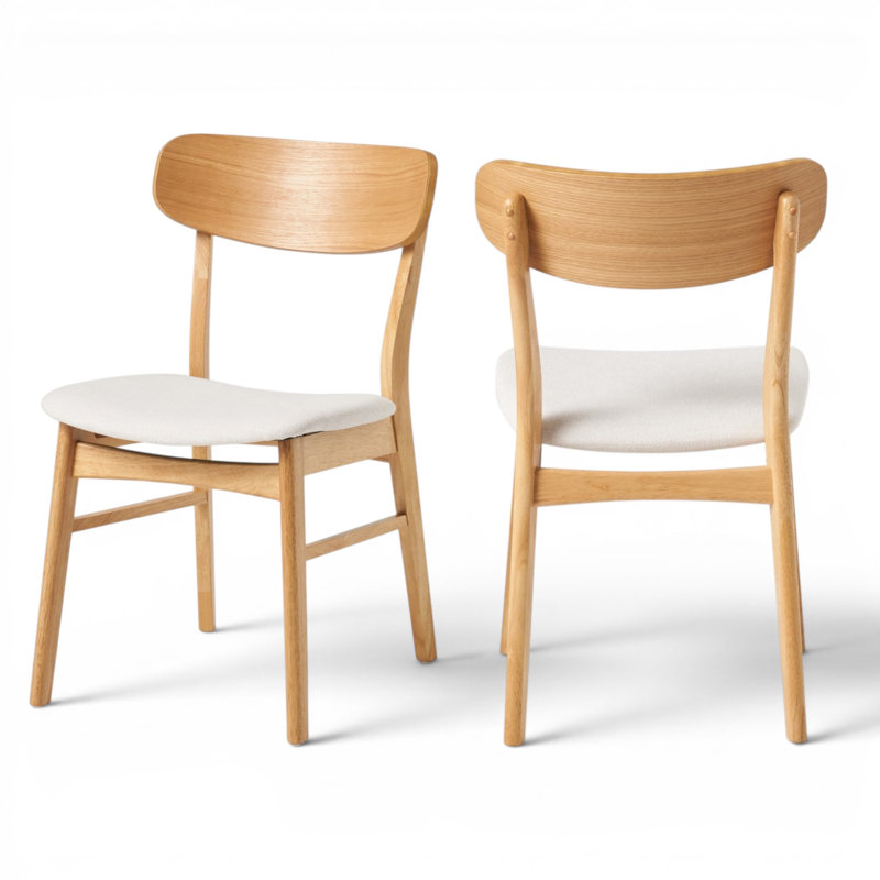 Chaises de salle à manger Hoopes, 6, Beige