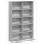  CD Cabinet Engineered Wood Indoor Media Storage Unit Rack Bedroom Home-85473928