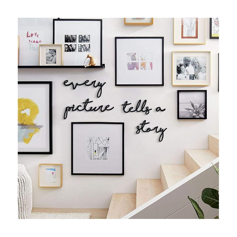 This Is Your World Metal Wall Art - 10-Piece Inspirational Quote Decor