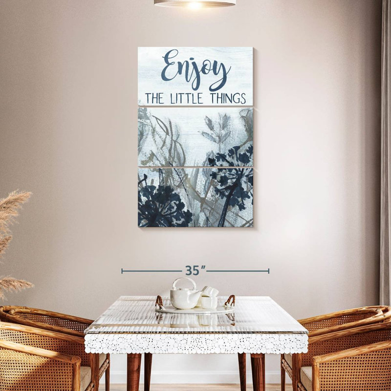 Tergel «Enjoy The Little Things Wildflowers», H 45 po x l 28 po