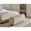 Fabric Upholstered Storage Bench-2049548439