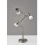 Lampe de bureau en métal Fadya