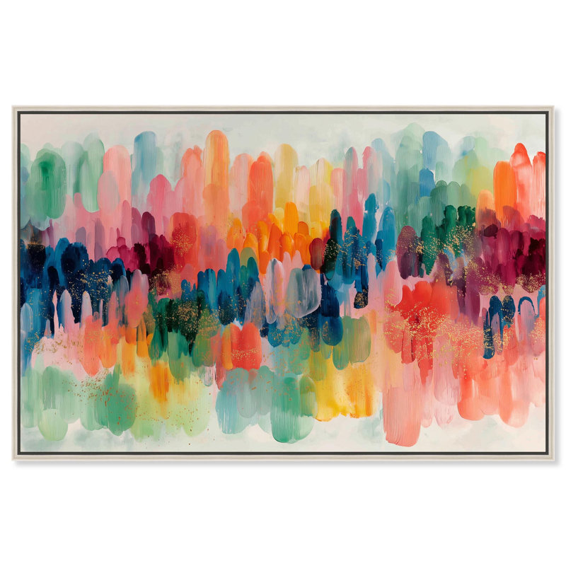 «Weave of Color II», reproduction d'art sur toile par Art Remedy, H 24 po x l 16 po, Toile tendue avec châssis