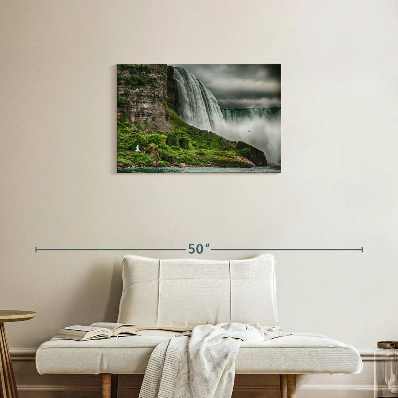 Alvord Niagara Falls During Storm, 20" H x 30" W