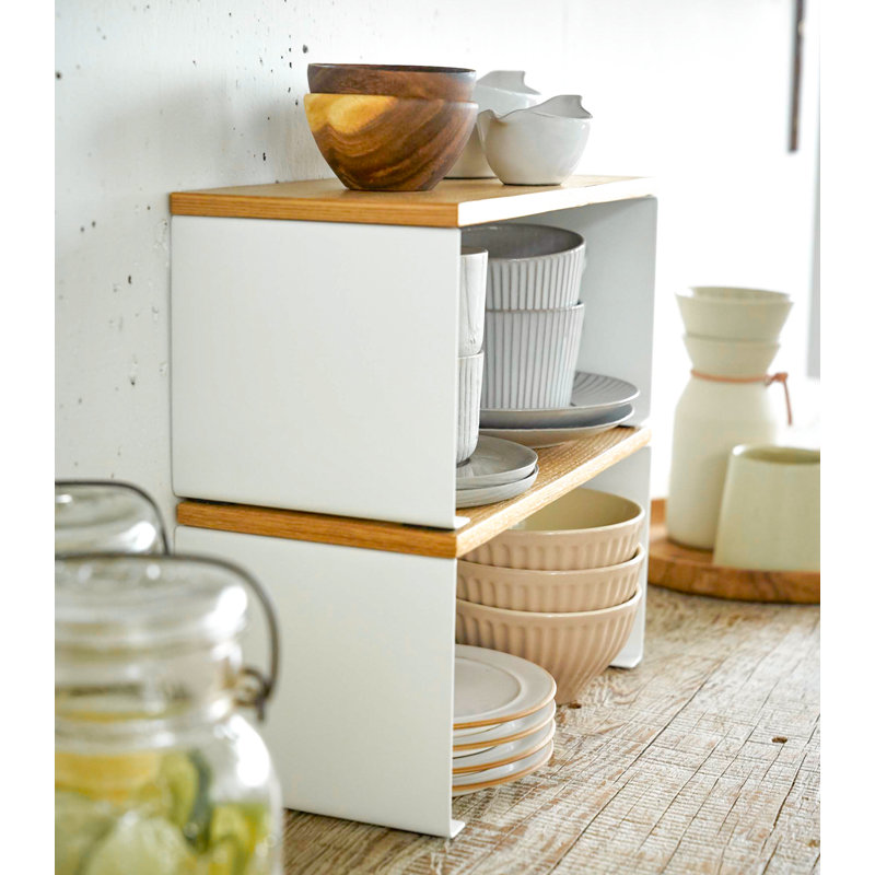 Étagère de cuisine Yamazaki Home, H 5,51 po x l 12,01 po x P 5,51 po
