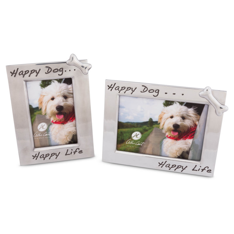 Silver Metal Embossed Picture Frame