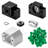 Linear Guide Rail 2Pcs HGR20-2000mm Linear Slide Rail with 1Pcs RM