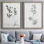 «Botanical Imprint I», ensemble de 2 peintures sur toile encadrées-1115055524-1115055525